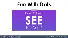 Conceptual Subitizing With Dot Cards Part 2 - Visual Prompt 01
