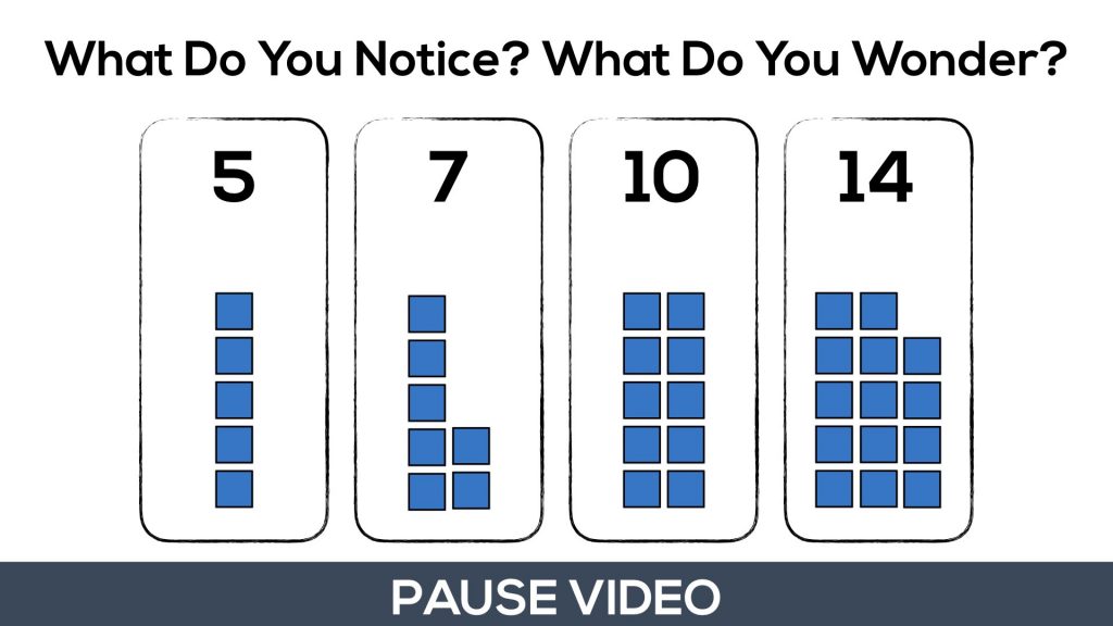 Measures of Central Tendency - Mean - What Do You Notice and Wonder Pause Video