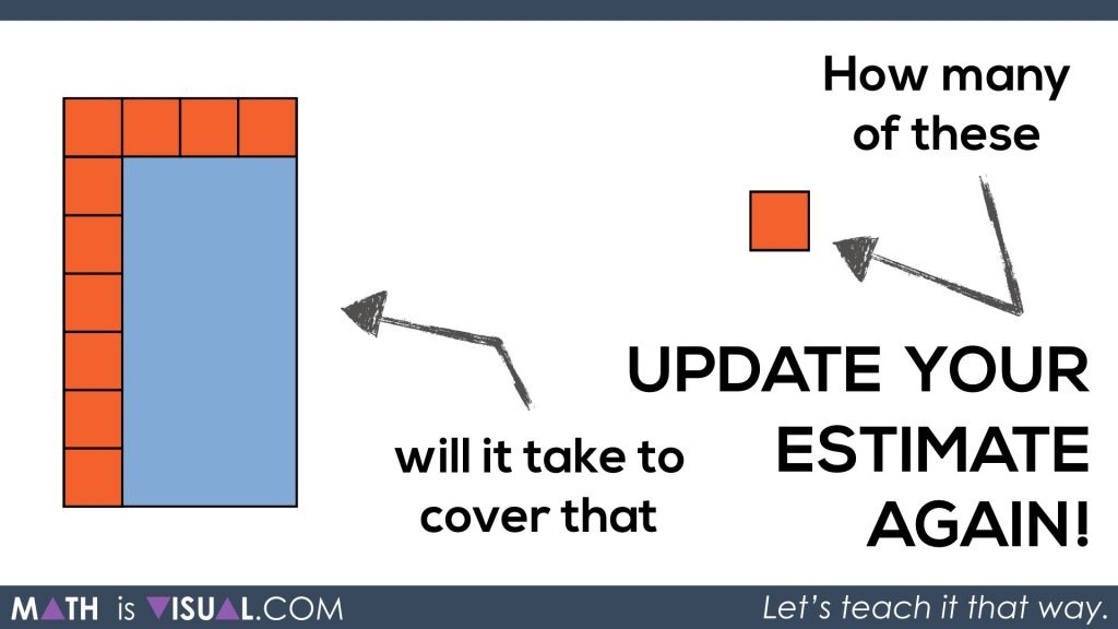 Math Is Visual - Area of a Rectangle Visual Prompts.091 update your estimate