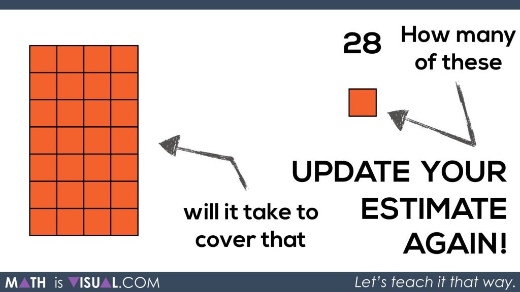 Math Is Visual - Area of a Rectangle Visual Prompts.104 act 3 it takes this many squares to cover the rectangle