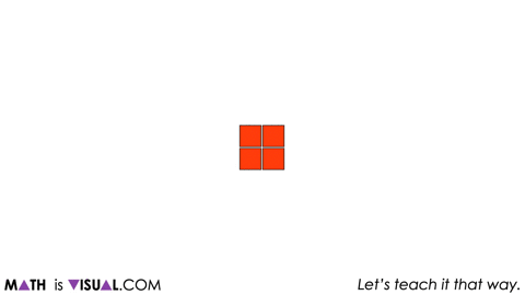 Difference of Squares - 2 by 2 square remove 1 by 1 GIF
