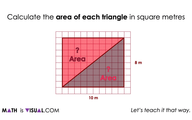 area of the triangle
