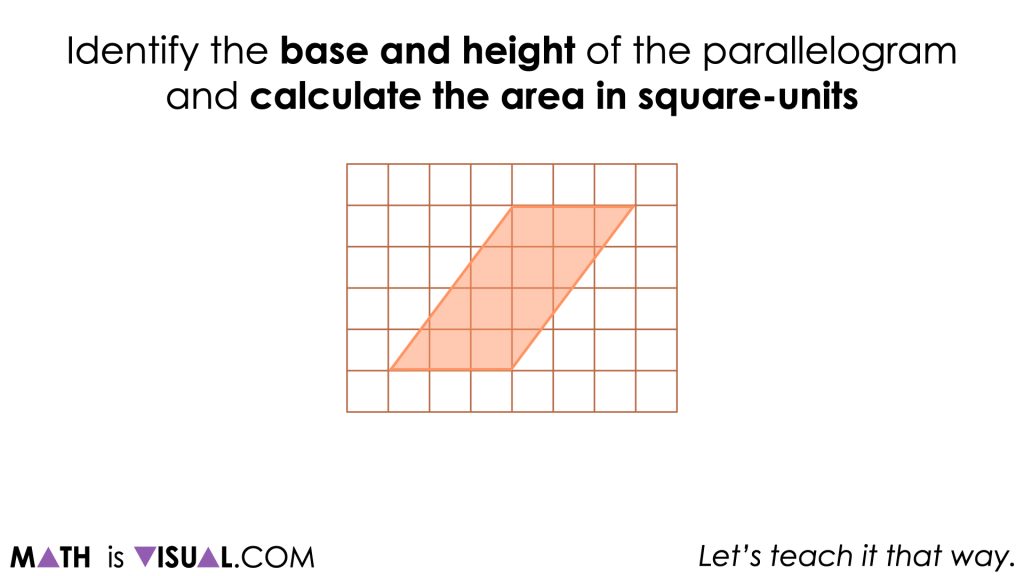 area of parallelogram without height